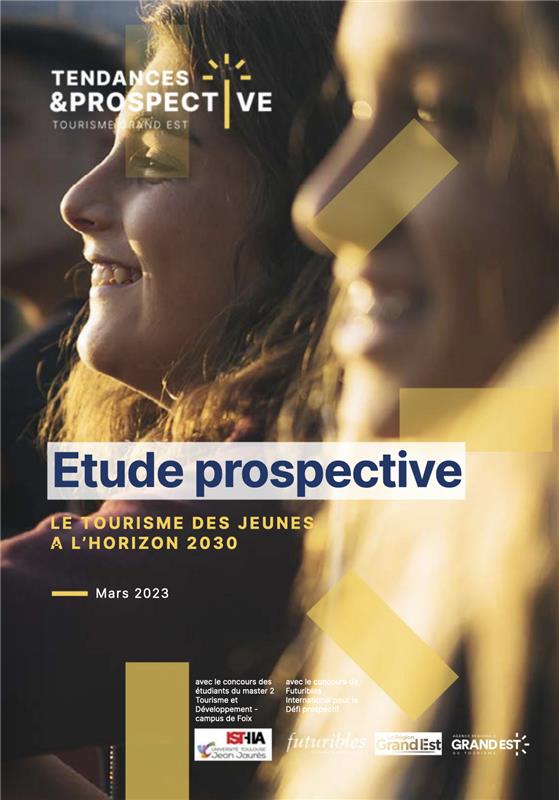 Affiche étude prospective tourisme des jeunes 2030