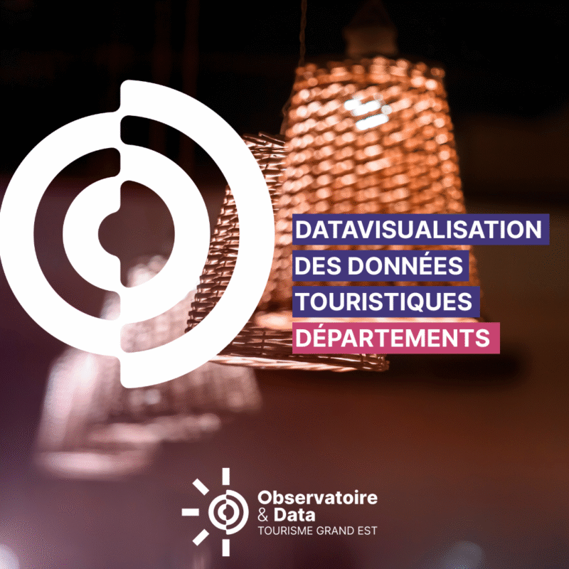 Datavisualisation de données touristiques des départements du Grand Est
