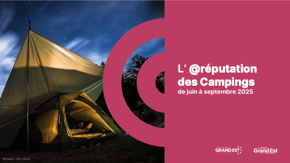 L’e-réputation des campings en 2025 ( juin à septembre )