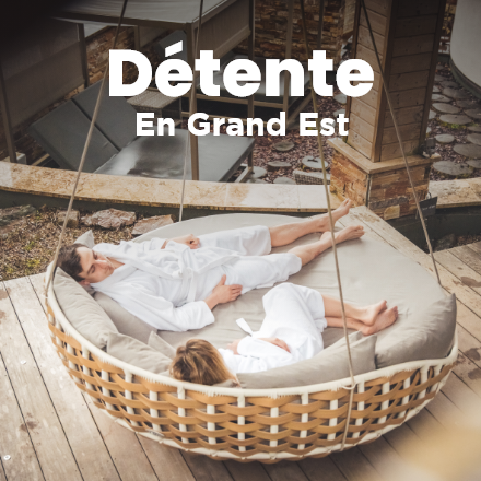 Couple se relaxant dans un spa du Grand Est