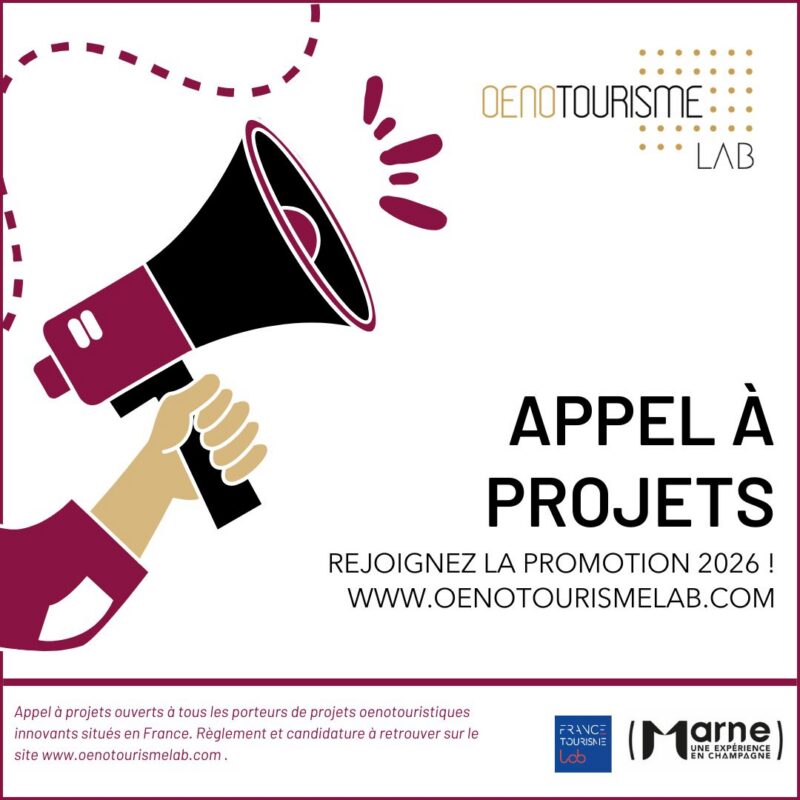 Appel à projets : l’Oenotourisme Lab recrute sa promotion 2026