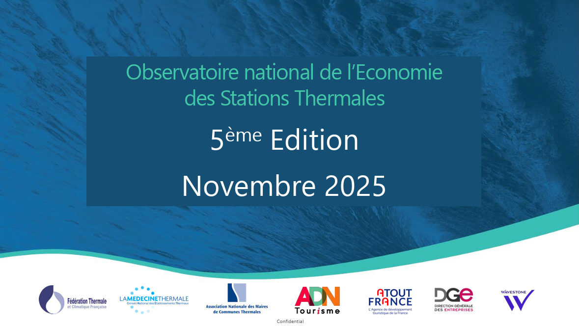 Affiche Observatoire économie stations thermales 2025