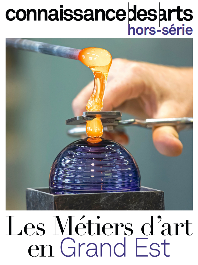 Artisan façonnant verre en fusion Grand Est