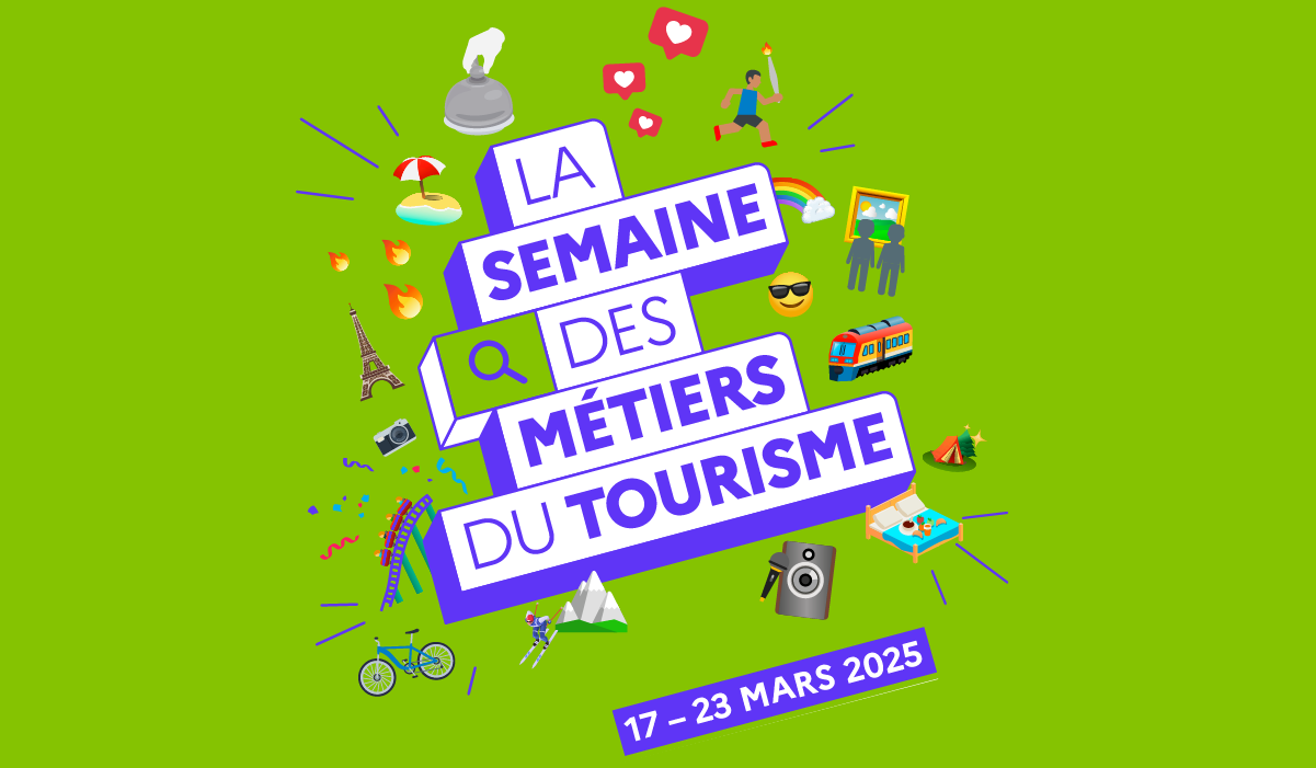 Affiche Semaine des métiers du tourisme 2025