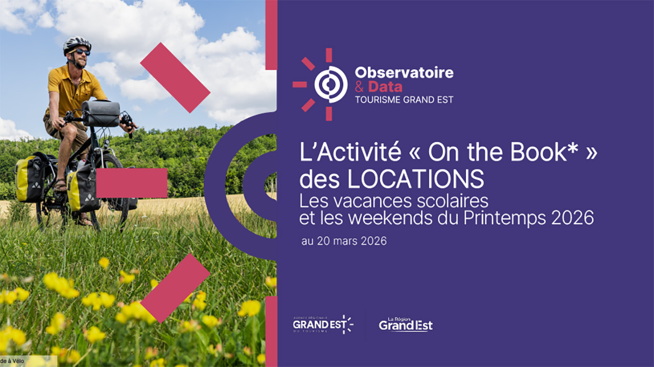 Affiche observatoire tourisme Grand Est 2026